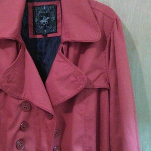RADIANT RED RAINCOAT